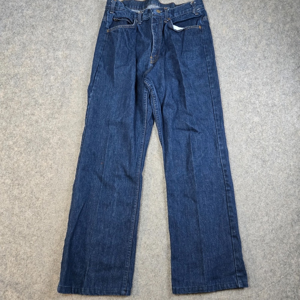 Vintage Bayly Jeans Mens 34x29* Straight Leg Dark Wash Outdoors 90s Made in USA - Picture 2 of 11